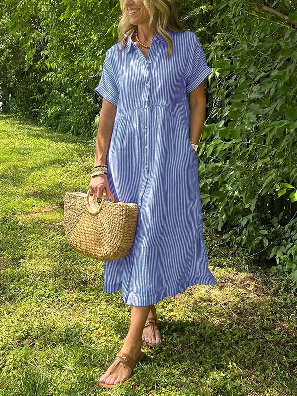 Barbara - Wygodna i codzienna maxi sukienka