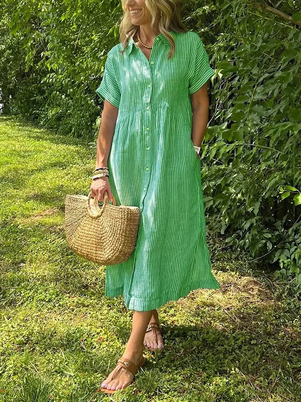 Barbara - Wygodna i codzienna maxi sukienka