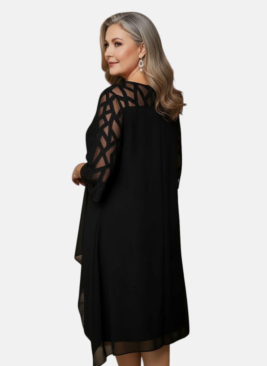 Danuta - Sukienka Modelująca Komfortowo Elegancka